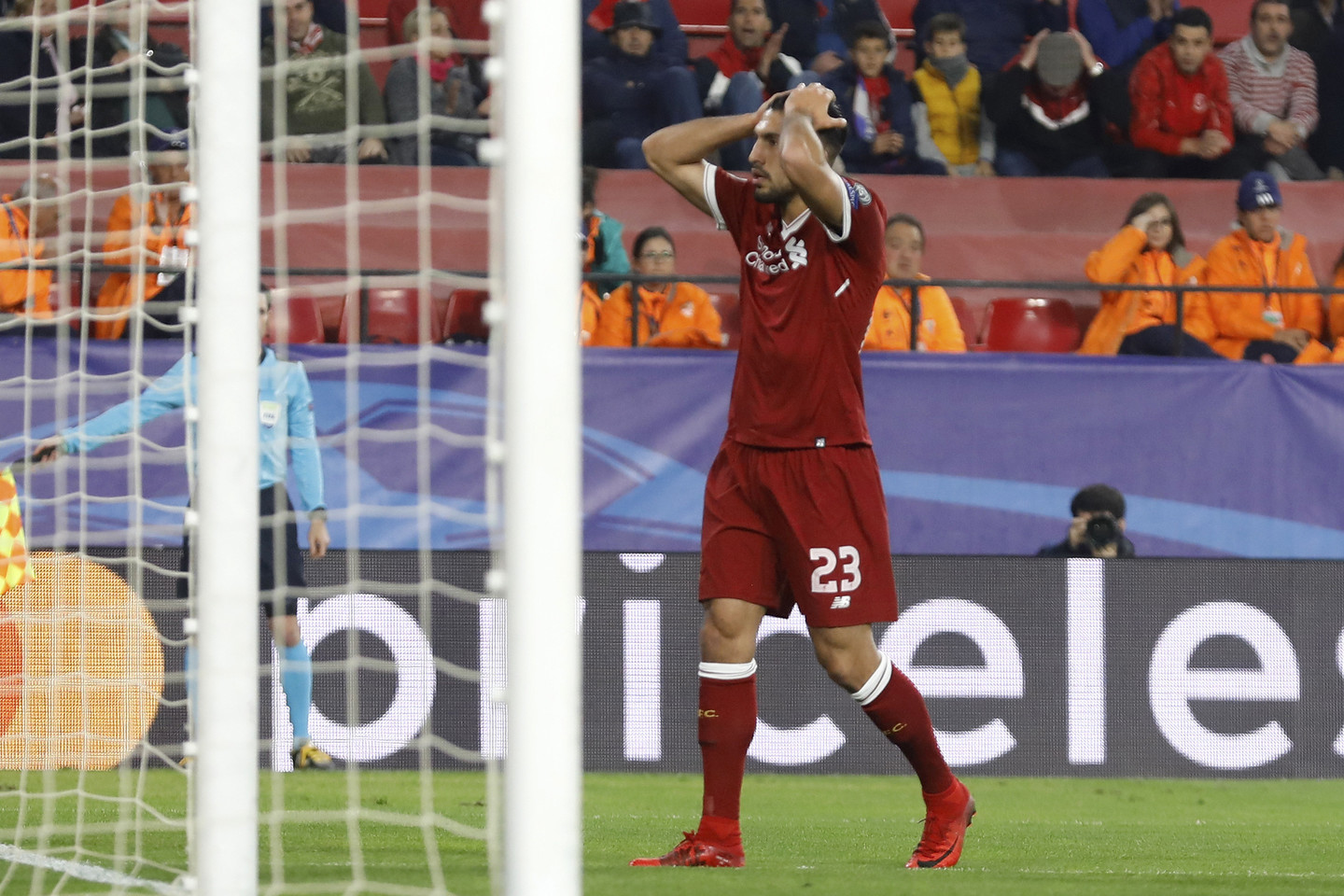 „Liverpool“ nesugebėjo įveikti „Sevilla“, nors pirmavo 3:0