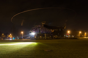 Vilniuje nusileidęs kariškių sraigtasparnis atskraidino donoro širdį ir kepenis