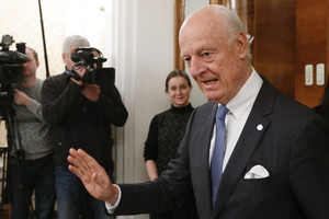 Sirijos vyriausybės delegacija neatvyko į taikos derybas Ženevoje 