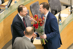 Prisiekė ūkio ministras Virginijus Sinkevičius