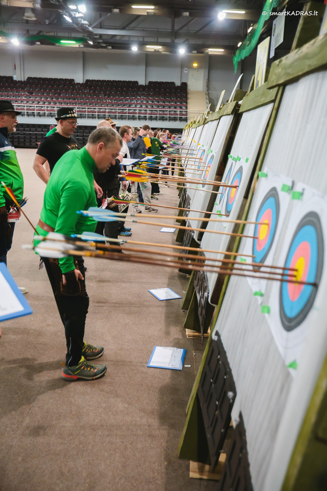 Šaudymo iš lanko tarptautinės varžybos Alytaus arenoje.<br> D.Minsevičiaus nuotr.