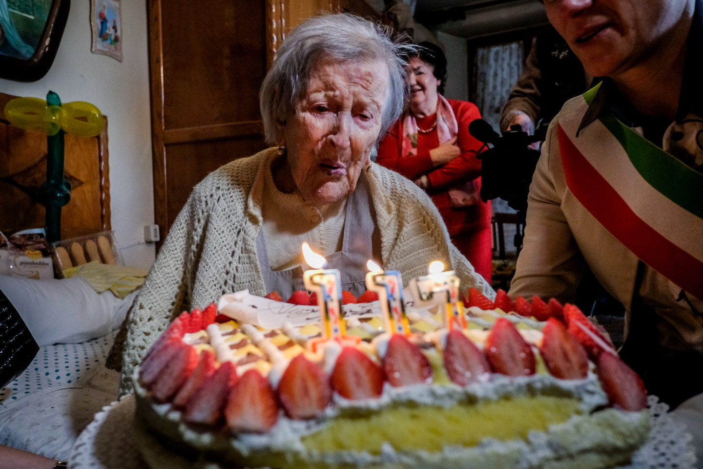  Emmai Morano 2016 metų lapkritį suėjo 117 metų ir ji buvo paskutinis žinomas pasaulyje likęs gyvas žmogus, gimęs dar XIX amžiuje. <br> Vida Press nuotr. 