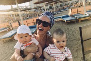 Katažina Zvonkuvienė papasakojo apie atostogas su dvynukais