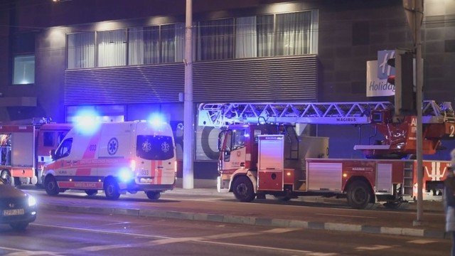Paaiškėjo, dėl ko kilo gaisras Vilniaus centre esančiame viešbutyje