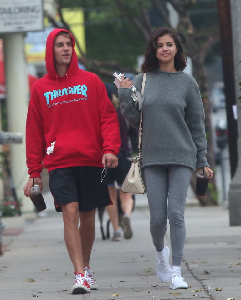  Selena Gomez ir Justinas Bieberis.<br>ViDA Press nuotr.