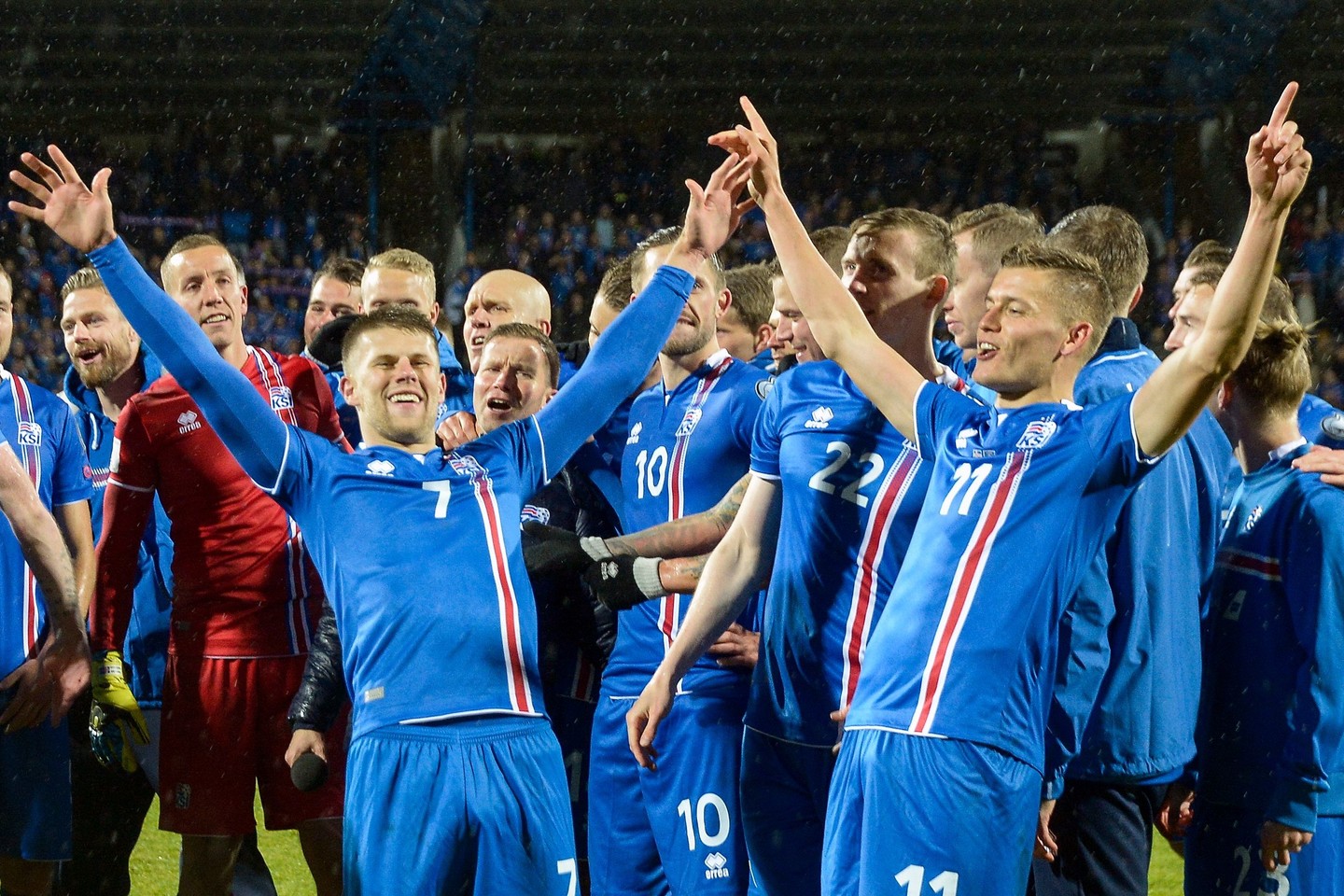  Euroos čempionate sublizgėjusi Islandija rengiasi nustebinti pasaulį<br> AFP/Scanpix nuotr.