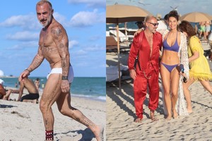 Seksualusis žilaplaukis skyrybų žaizdas gydosi jau kitos gražuolės glėbyje 