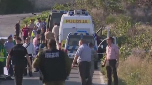 Sulaikyti aštuoni asmenys, įtariami Maltos žurnalistės nužudymu