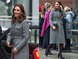 Darbščioji Catherine Middleton ir nėštumo metu demonstruoja išpuoselėtą išvaizdą