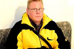 Mylimosios įskaudintas ramygalietis jos nuotrauka papuošė šiukšlių konteinerį