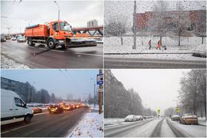 Mieste – vėl spūstys: „Grinda“ sako, kad naktį dirbo 42 barstytuvai