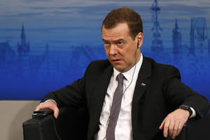 Rusijos premjeras širsta: Rusija nepripažins „melagingų“ kaltinimų dėl dopingo