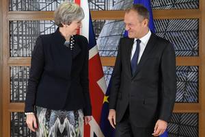 Donaldas Tuskas įspėjo, kad rimčiausias „Brexit“ derybų iššūkis dar laukia