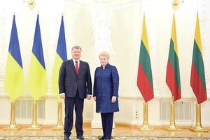 Dalia Grybauskaitė Vilniuje auklėjo Petro Porošenką