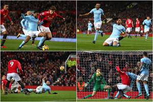 Karštame Mančesterio derbyje – Jose Mourinho liūdesys ir „City“ pergalė 