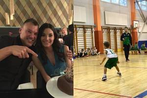 Obuolys nuo obels: krepšininko Šarūno Jasikevičiaus sūnus seka tėčio pėdomis