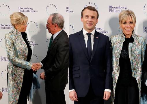 Brigitte Macron pademonstravo savo meilę prabangai 