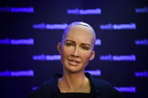 Kitą savaitę lietuviai galės susipažinti su pirmąja pasaulyje robote, turinčia pilietybę