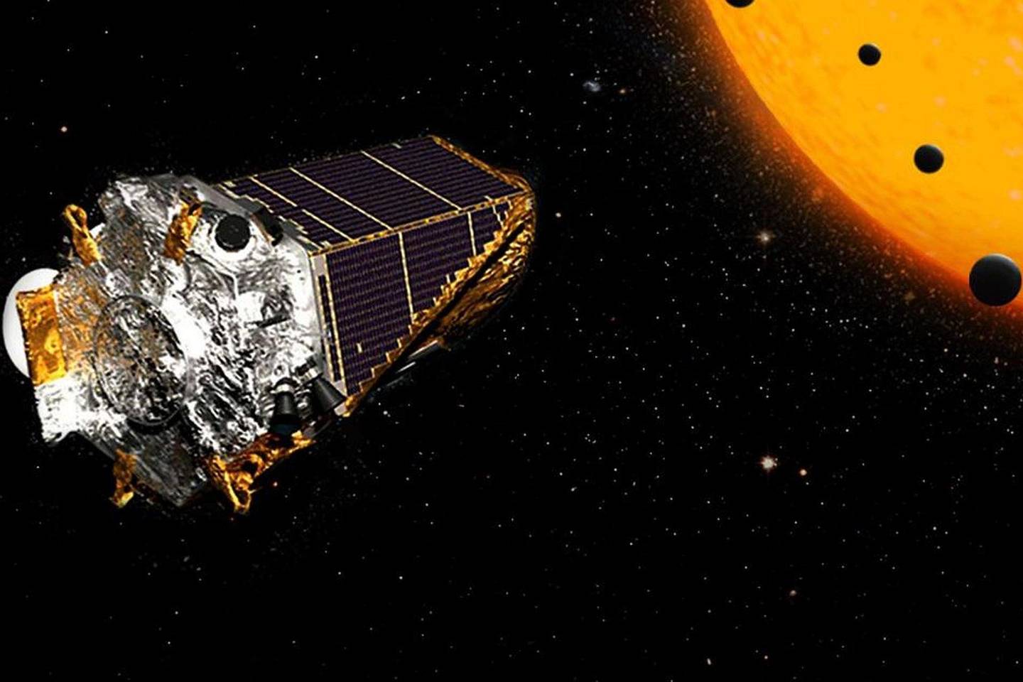 „Kepler 90i“ - tai svetima saulė, apie kurią sukasi 8 planetos, bet visa atradimo esmė – šių planetų nebūtų sugebėjęs atrasti žmogus, nes jų skleidžiami signalai buvo pernelyg silpni – atradimą padarė neuroninis tinklas<br>NASA iliustr.