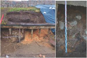 Gedimino kalno šlaituose – naujas radinys: atkastos istorinės liekanos