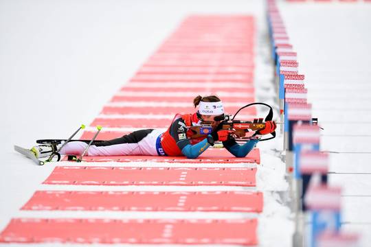 Biatlonininkė N. Paulauskaitė IBU taurės etape Austrijoje užėmė 73-ią vietą