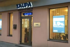 Kredito unija „Taupa“ taps banku