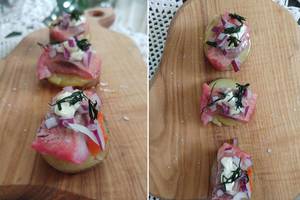 Vieno kąsnio silkės užkandėlės: ir skanu, ir puošia stalą 