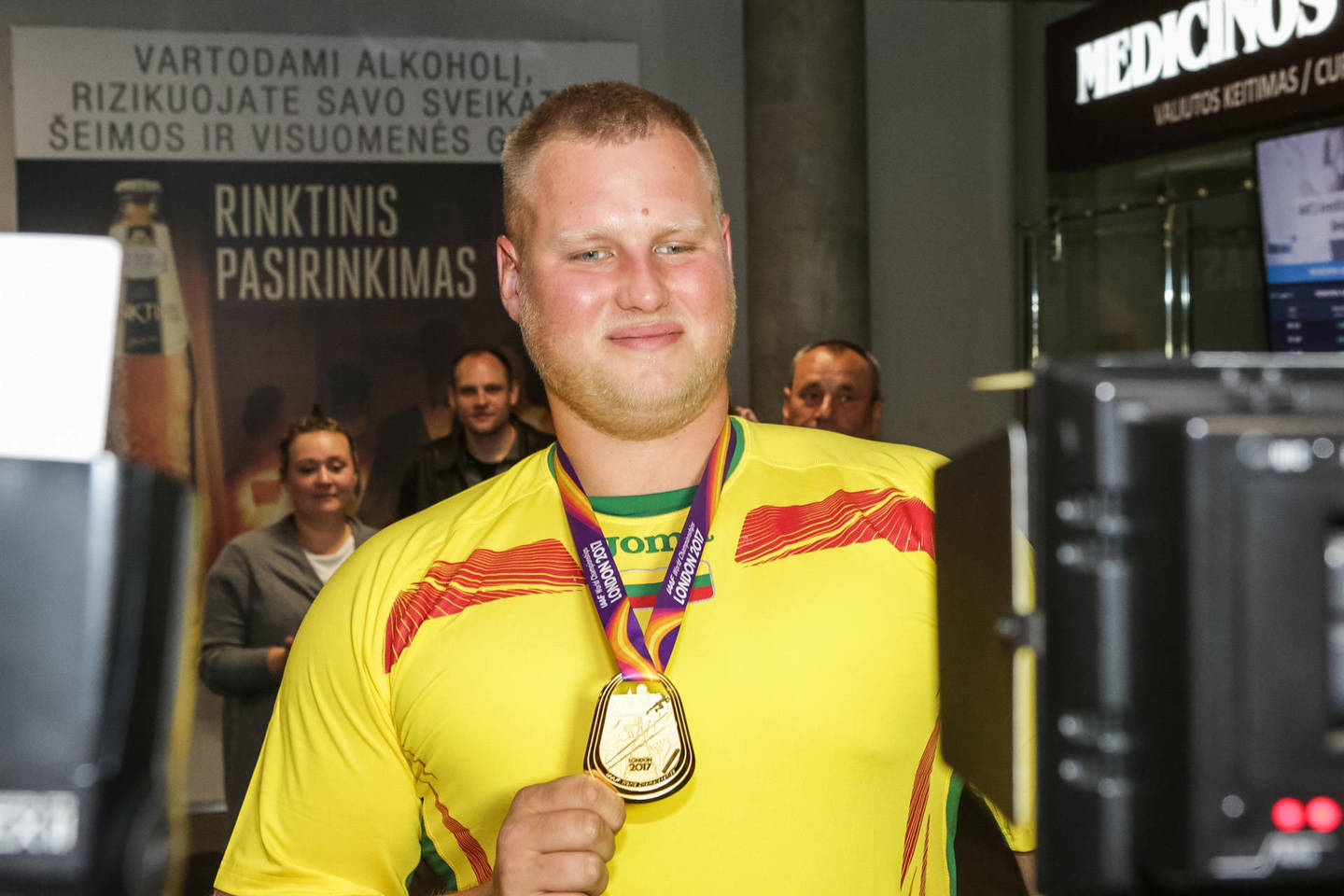  A.Gudžius šiemet pelnė pasaulio čempionato aukso medalį.<br> G.Bitvinsko nuotr.