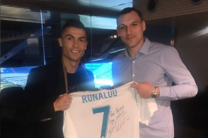 Jonui Mačiuliui – maloni dovana iš Cristiano Ronaldo