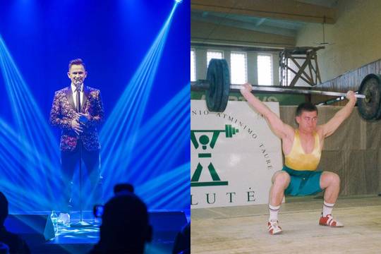 Valdas Lacko naują dainą pristatė salėje, kurioje kadaise siekė sunkiosios atletikos rekordų 