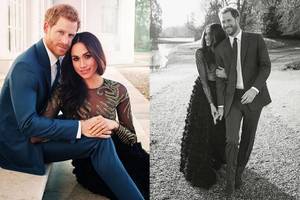 Per sužadėtuvių fotosesiją Meghan Markle vilkėjo 64 tūkst. eurų kainuojančią suknią