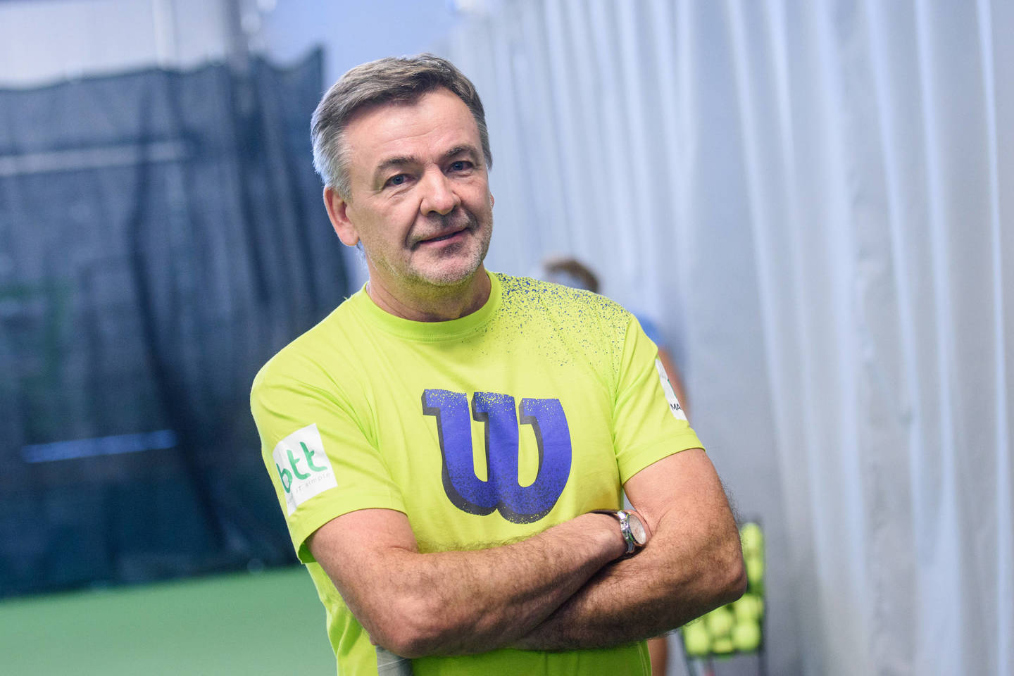  R.Balžekas neslėpė nerimo dėl Lietuvos teniso ateities.<br> D.Umbraso nuotr.