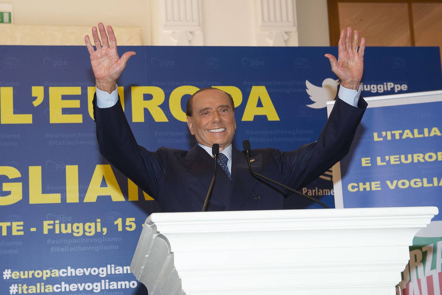  Silvio Berlusconi.<br> ViDA Press nuotr.