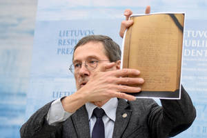 Rastas dar vienas Vasario 16-osios akto variantas – vertimas į vokiečių kalbą