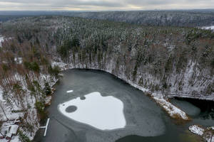 Pasigrožėkite: nuostabus žiemos peizažas prieš šventes dvelkia ramybe