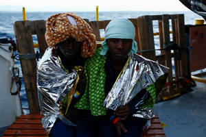 Italija: 2018 metais iš Libijos į ES bus perkelta 10 tūkst. pabėgėlių