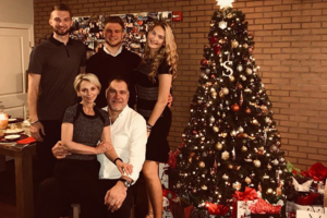 Šiltas momentas: Sabonių šeima Kalėdas švęsti susirinko JAV