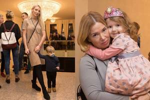 Skyrybas išgyvenanti Monika Šedžiuvienė per Kalėdas su sūnumi pramogavo teatre