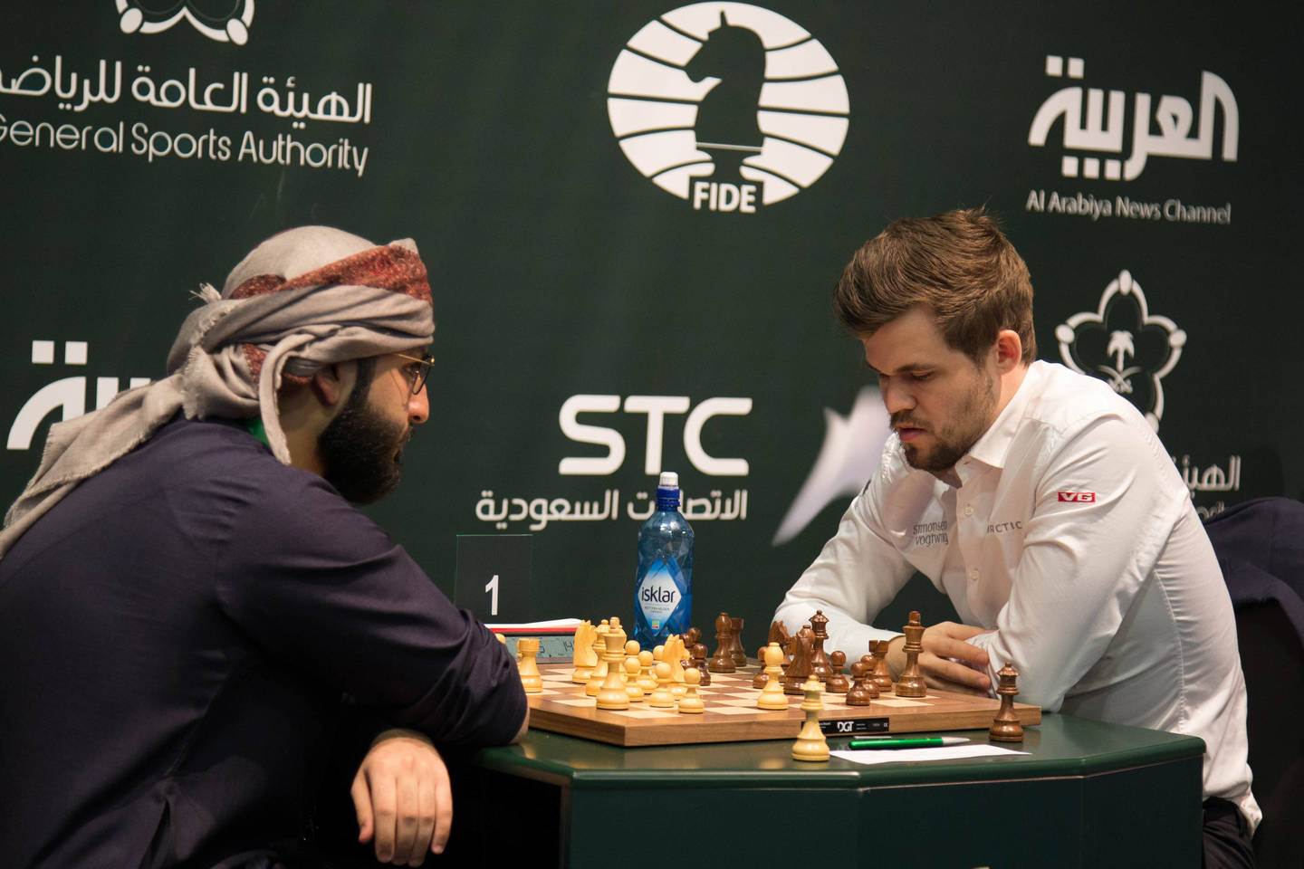  Saudo Arabijoje vyko pasaulio šachmatų čempionatas<br> AFP/Scanpix nuotr.