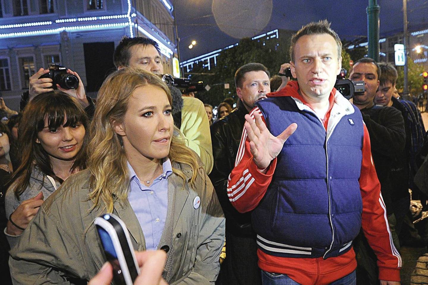 Rinkimuose dalyvauti negalėsiančiam A.Navalnui K.Sobčiak pasiūlė vienytis. <br>„RIA Novosti“/„Scanpix“ nuotr.