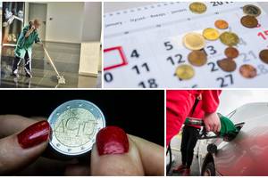 Svarbiausi pokyčiai po Naujųjų:  mokesčiai, akcizai, algos ir pensijos