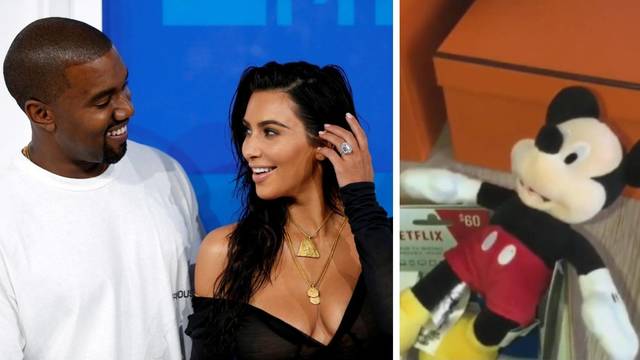Kalėdinė reperio Kanye Westo dovana žmonai Kim Kardashian pribloškė internetą