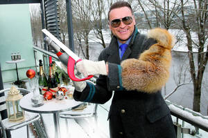 Be žmonos šventes praleidęs Ž. Grigaitis svečiams ruošė ypatingas vaišes