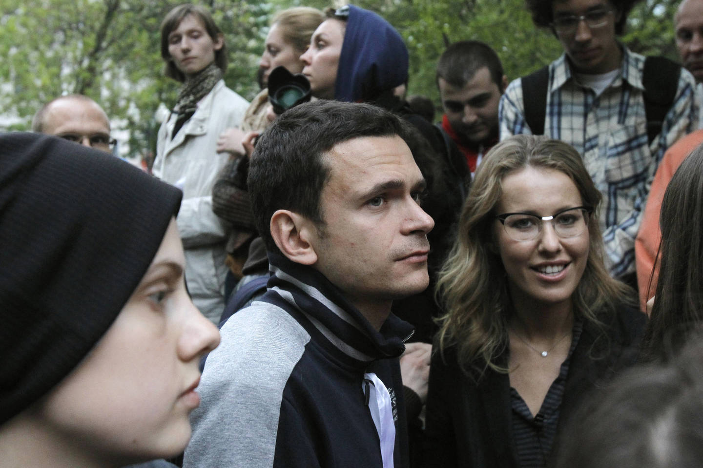 2011 m. K.Sobčiak susitikinėjo su opozicionieriumi I.Ja<br>Reuters/Scanpix nuotr.