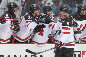 Ledo ritulio pasaulio jaunimo čempionate Kanada sutriuškino Daniją