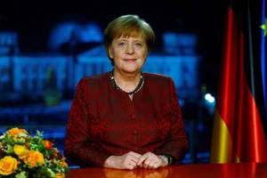 Angela Merkel pagrindiniu naujosios vyriausybės prioritetu skelbia Europą