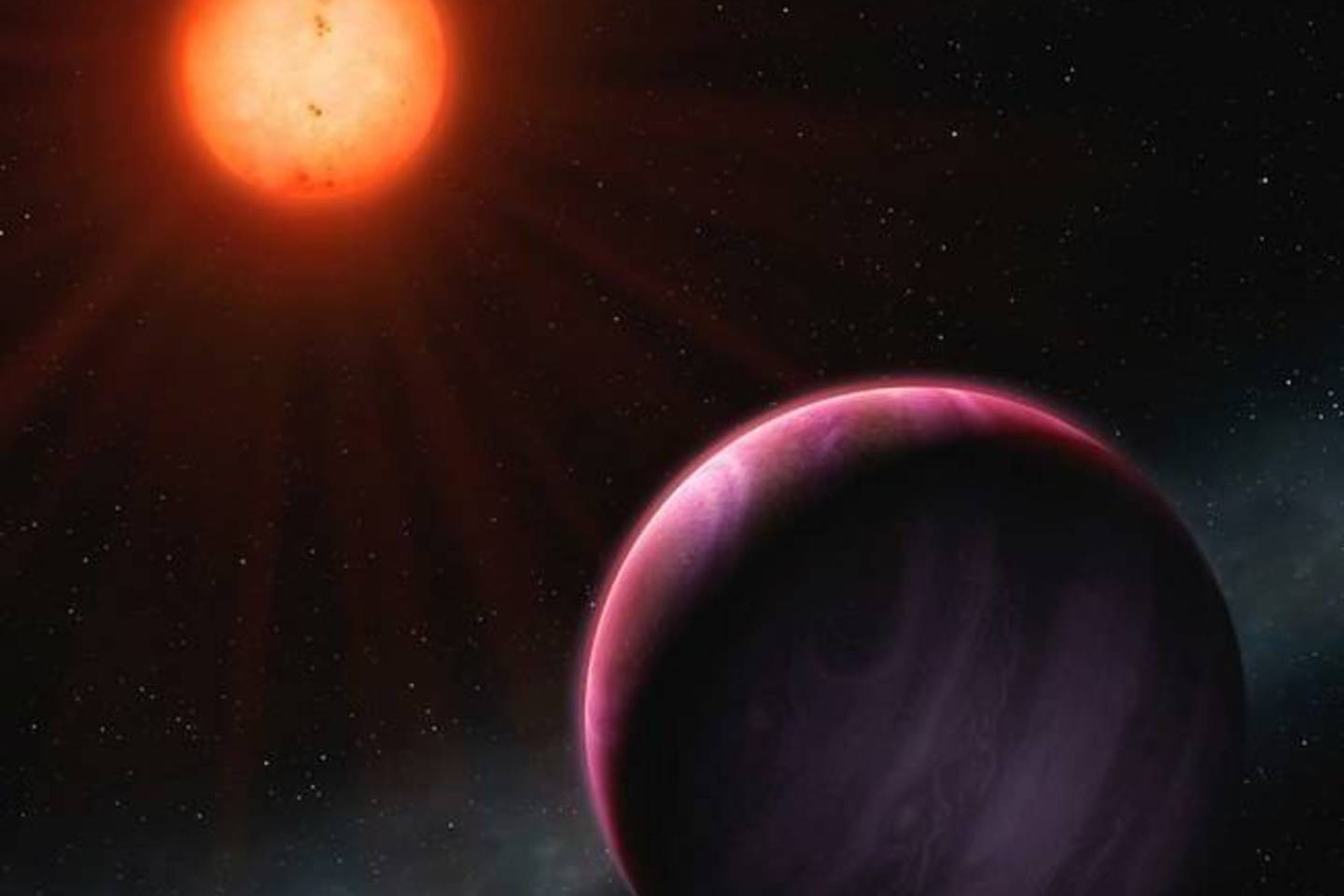  Planeta NGTS-1 b.<br> Marko Garlicko / Warwicko universiteto nuotr.
