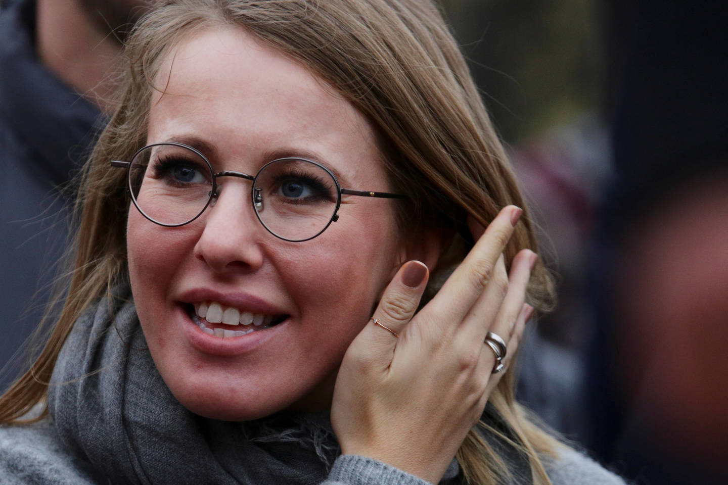 Rusijoje K.Sobčiak nėra vertinama kaip rimta rinkimų kandidatė. <br>„RIA Novosti“/„Scanpix“ nuotr.