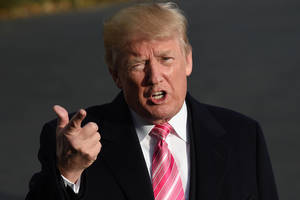 JAV prezidentas grasina apkarpyti pagalbą palestiniečiams