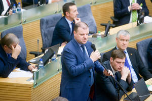 Premjeras apie skandalą dėl kontaktų su Rusija: „Man tai kelia juoką“